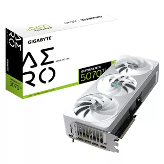 Placa de Vídeo NVIDIA GeForce GIGABYTE RTX5070Ti Aero OC 16GB GDDR7 256 bits GV-N507TAERO OC-16GD