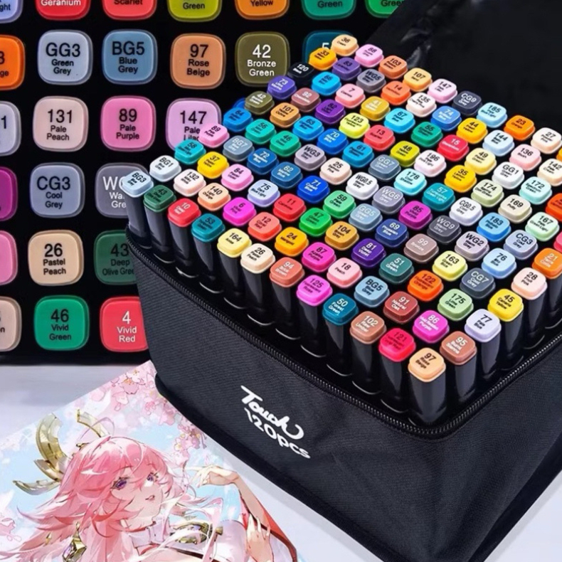 Estojo De Canetas 24/36/48/60/80/120/168/204 Peças Caneta