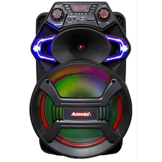 Caixa de som Bluetooth Amvox ACA 550 Strond ll Bivolt em Oferta na Shopee