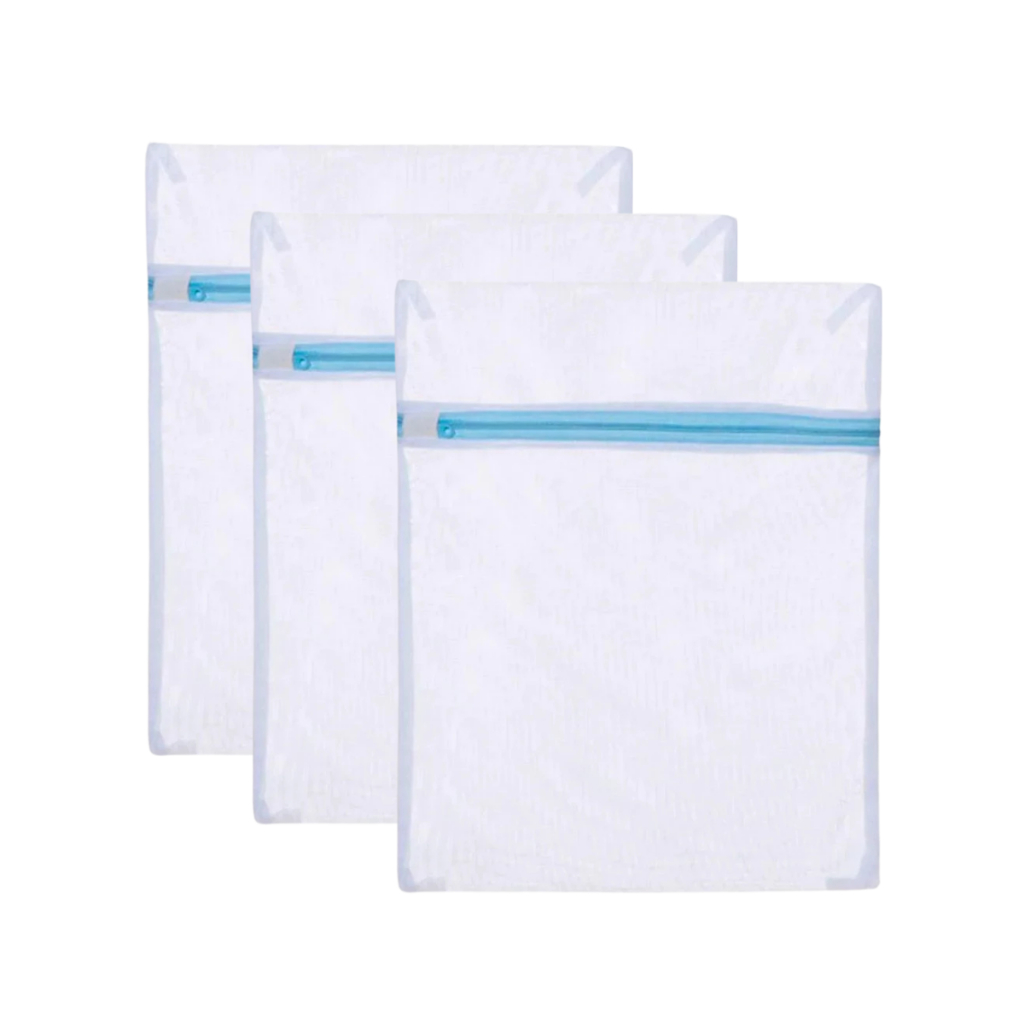 Kit Com 3 Sacos 40x50 Para Lavar Roupas Protetor De Roupa Íntima Tecido ...