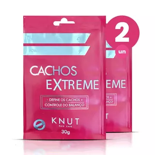 Kit 2 Sache Extreme Powerdose Knut Cachos 30g Reconstrução Capilar em Oferta na Shopee