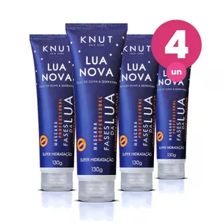 Kit 4 Máscara Capilar Knut Cronograma Capilar Fases Da Lua Nova 130g em Oferta na Shopee