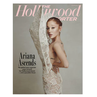 Resvista The Hollywood Reporter - Edição de 12/02/2025 - Capa Ariana Grande