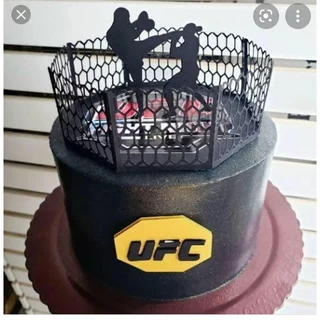 Topo de bolo luta UFC, aniversario, mesversario
