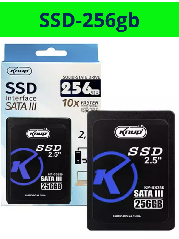 SSD Knup128/240/256gb/480gb/512gb/960/1tb Sata/Kabom/Kingston