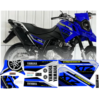compativel Kit faixa adesivo Compativel Yamaha crosser 150 2025 / grafismo / cores vivas