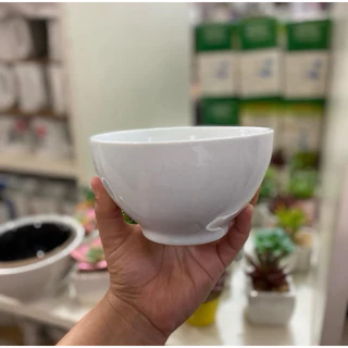 Kit 4 Cumbuca Tigela Porcelana Branca 350ml Caldos & Sopas Petiscos