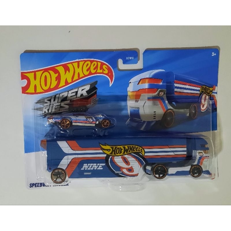 HOT WHEELS - SUPER RIGS - SPEEDWAY HAULER | Shopee Brasil