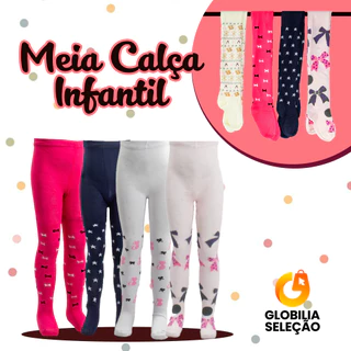 Meia Calca Infantil com Estampa WZ6065 em Oferta na Shopee