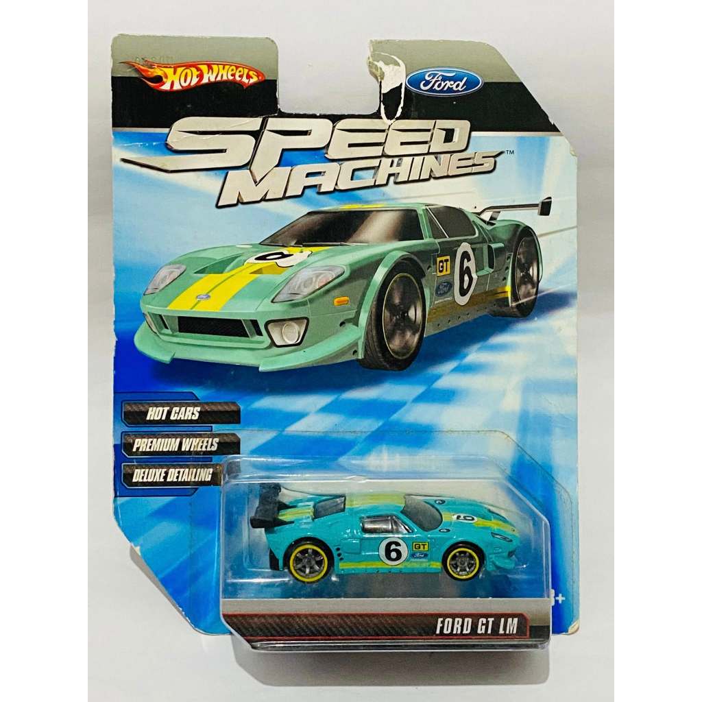 ミニカー Hot Wheels Speed Machines Ford GT LM Hot Wheels - Ford GT LM - Speed Machines - Obs. Cartela com
