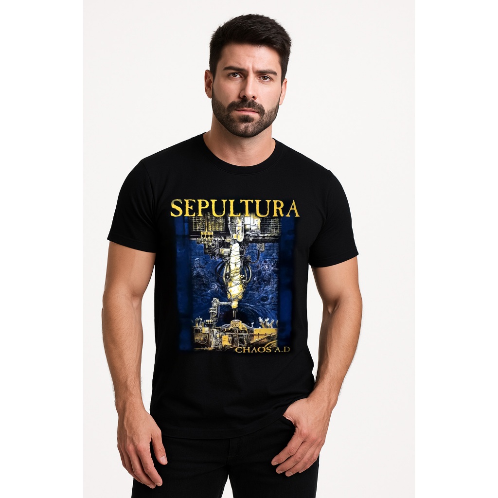 Camiseta Sepultura Chaos Ad Shopee Brasil