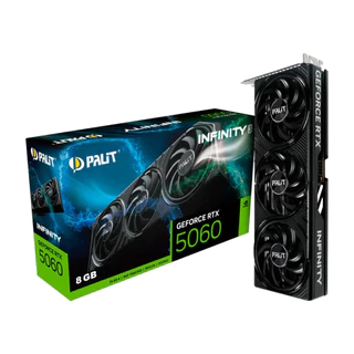 Placa De Video Palit Geforce Rtx 5060 8Gb 128Bits Gddr7 Infinity 3 Ray Tracing Ne75060019P1-Gb2063S