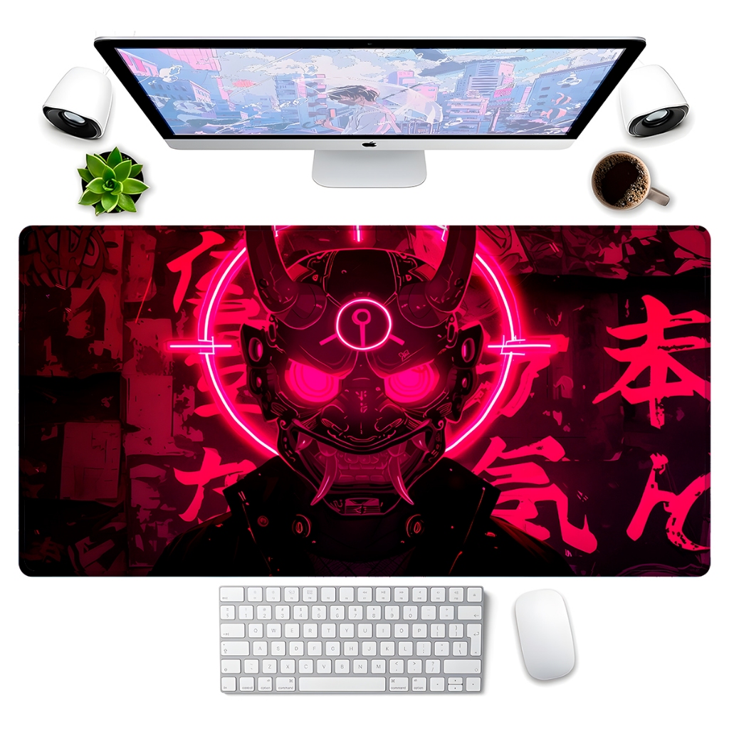 Mouse Pad Gamer p/ Destktop Borda Costurada Periférico Diversas