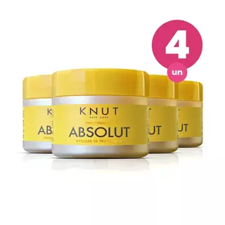 Kit 4 Máscara Capilar Knut Absolut 300g em Oferta na Shopee
