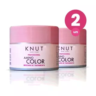 Kit 2 Máscara Capilar Knut Amino Color 300g em Oferta na Shopee