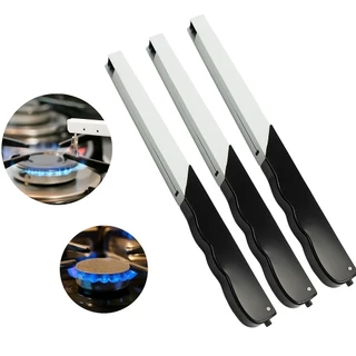Kit 3 Acendedores de Fogão Linha Premium Multi Disparos 22cm Para Cozinhas Restaurantes e Uso em Geral