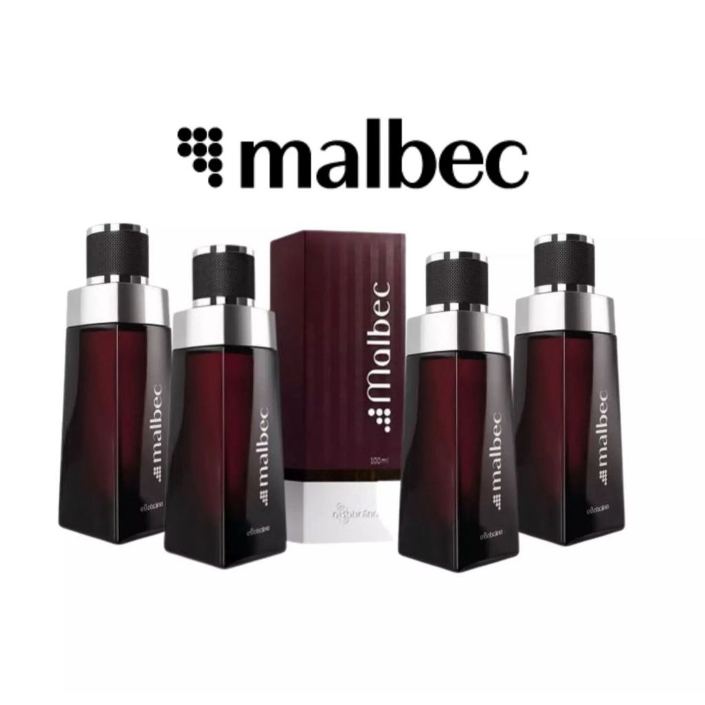 Kit 4 Perfumes Malbec Tradicional 100ml | Masculino Amadeirado Intenso ...