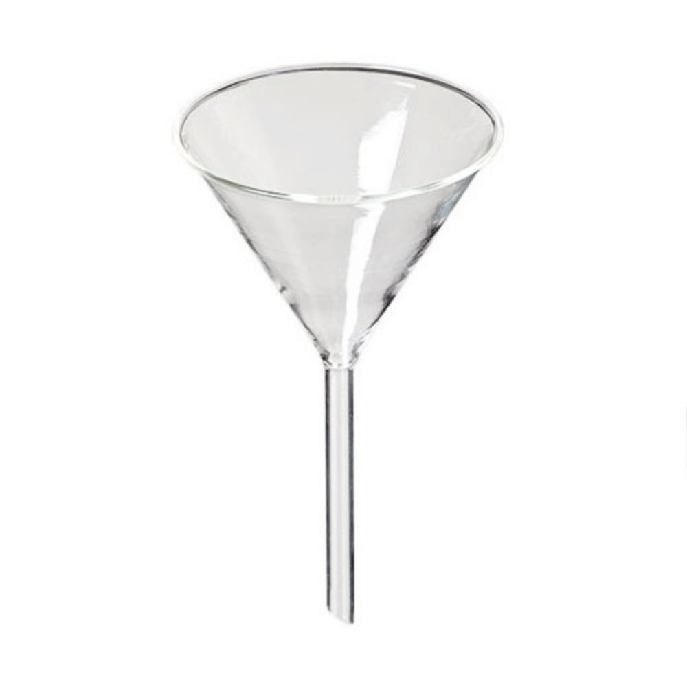 Funil Analítico Liso De Vidro 75mm Haste Curta Cap. 60ml | Shopee Brasil