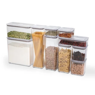 Kit Potes Hermético Modo 10 Peças Coza em Oferta na Shopee