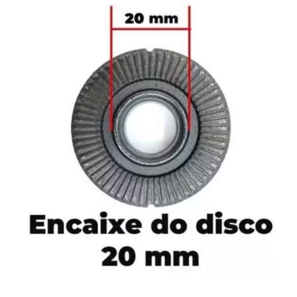Flange Para Esmerilhadeira Com Redução 20mm