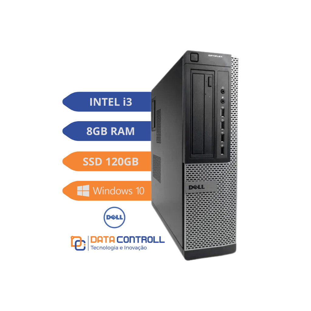 DESKTOP Dell Optiplex 7010 I3-3Th Intel 8Gb 120Gb | Shopee Brasil