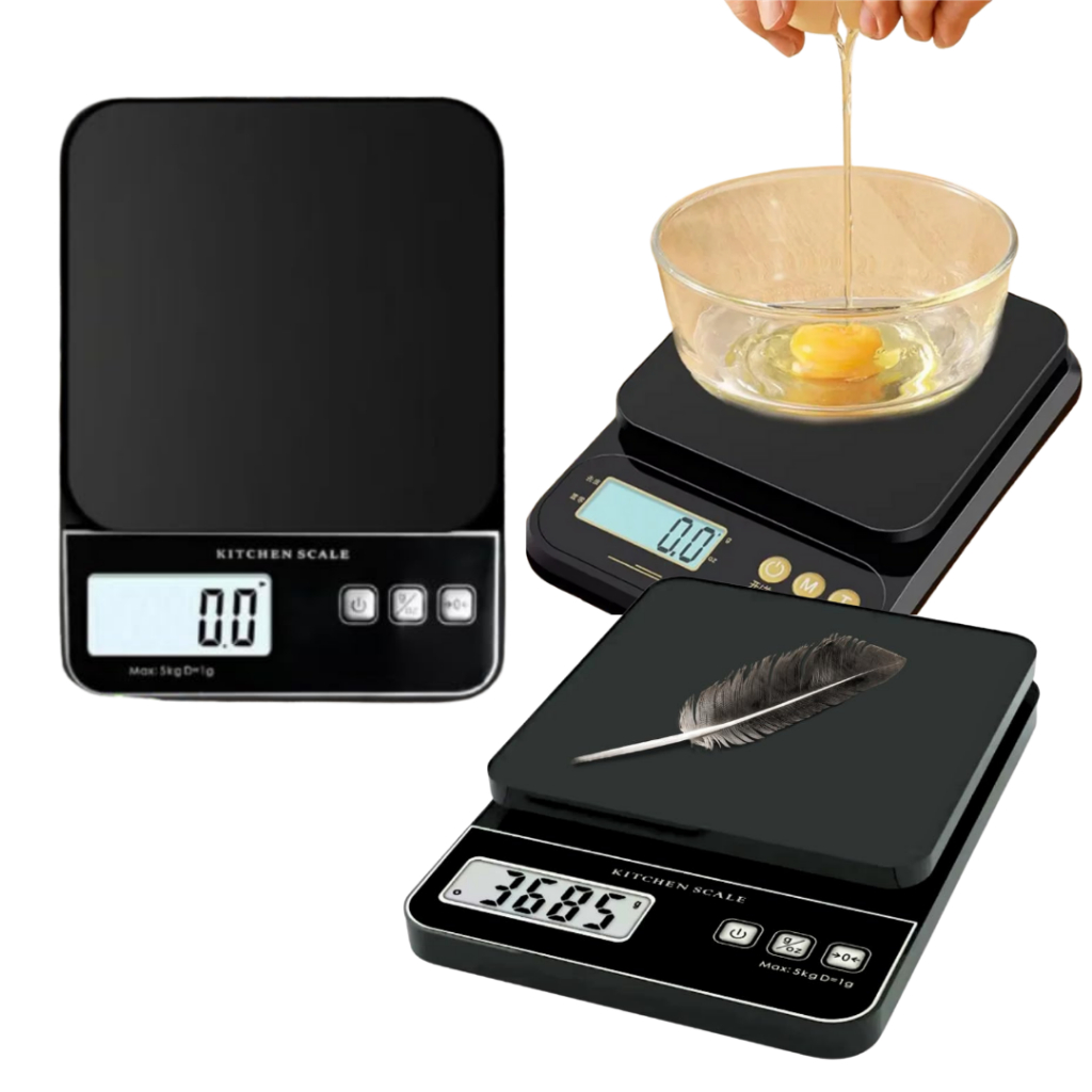 Balança de Cozinha Digital para Alimentos em Inox Resistente Com Visor ...