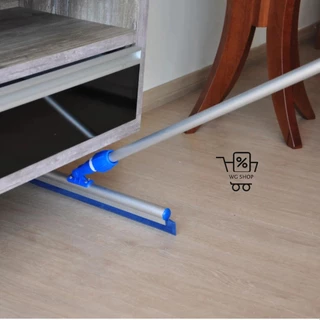 Rodo Silicone Flexível Twister 48cm Articulado Cabo Ajustável Até 140cm Rodo Mágico Vidro Piso
