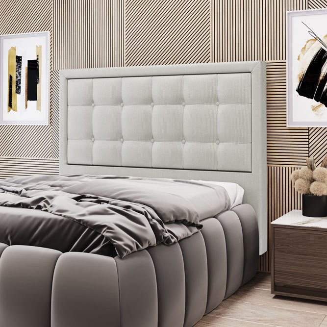 Cabeceira Taurus Para Cama de Casal 140cm no Tecido Veludo - Elegância e Conforto