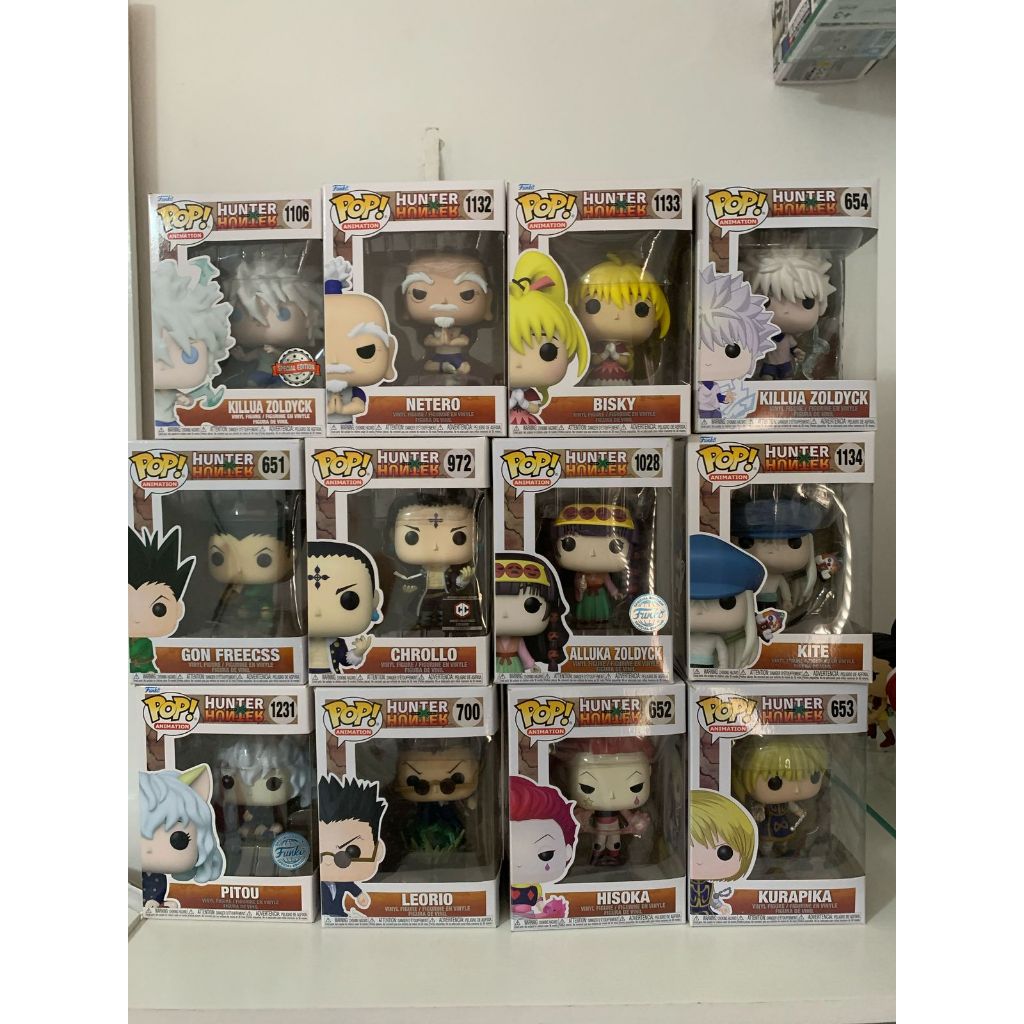 COLEÇÃO HUNTER X HUNTER FUNKO POP | Shopee Brasil