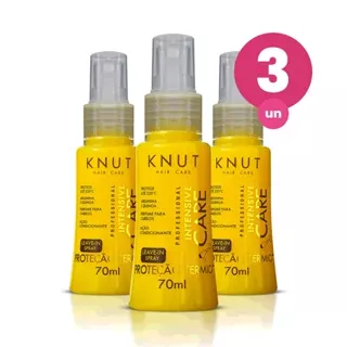 Kit 3 Leave-In Spray Knut Intensive Care 70ml em Oferta na Shopee