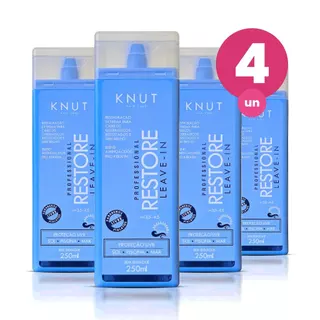 Kit 4 Leave-In Knut Restore 250ml em Oferta na Shopee