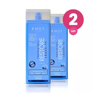 Kit 2 Leave-In Knut Restore 250ml em Oferta na Shopee