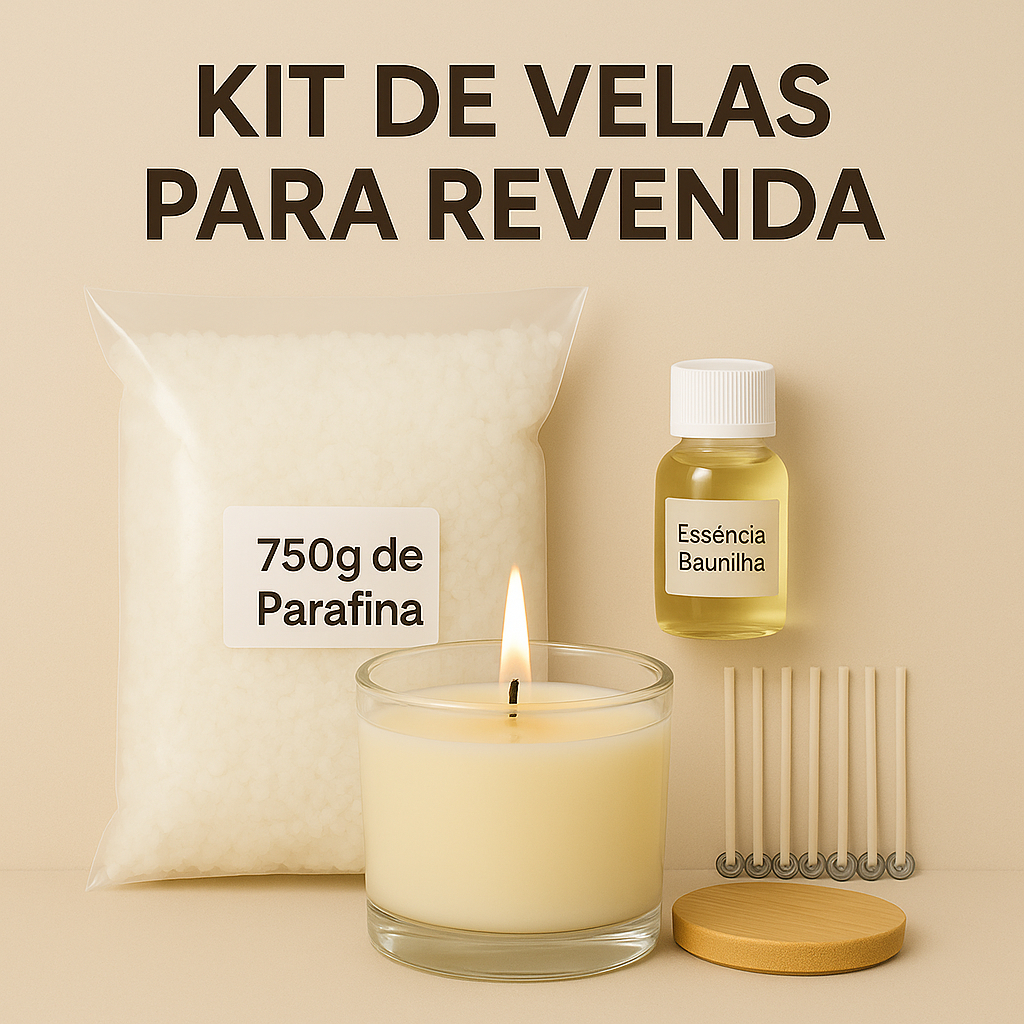 Kit p/ Fazer Velas Artesanais em Quantidade - Ideal para Revenda ...
