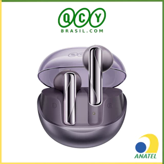 Fone de Ouvido QCY T32 AilyBuds Clear ENC Sem Fio Bluetooth 5.3 22h De Bateria IPX5 em Oferta na Shopee