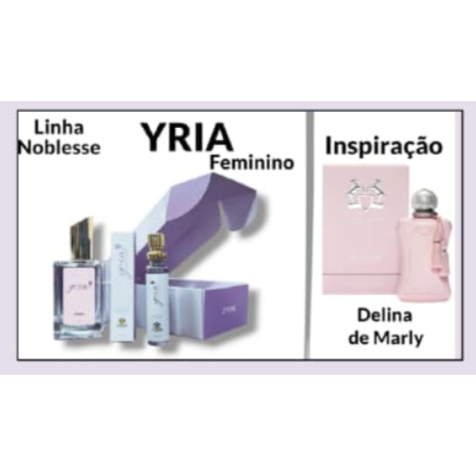 Perfume Yria Feminino Linha Premium Noblesse Alta Fixação 25% de ...
