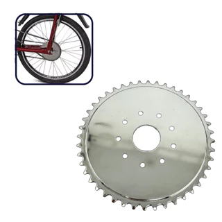 Coroa 44 Dentes Reforçada Motor 2 Tempos Bicicleta Motorizada Universal
