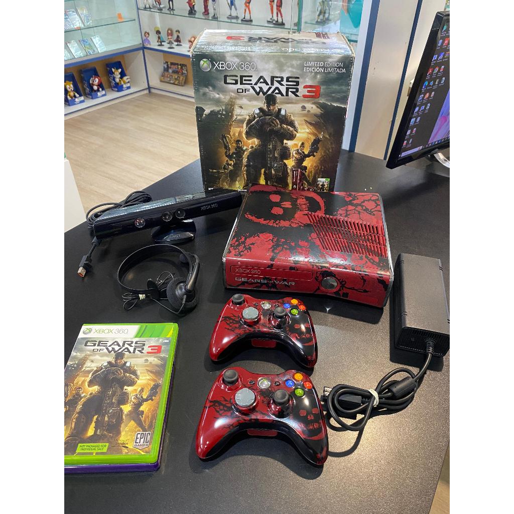 Console Microsoft Xbox 360 Versão Especial Gears of War