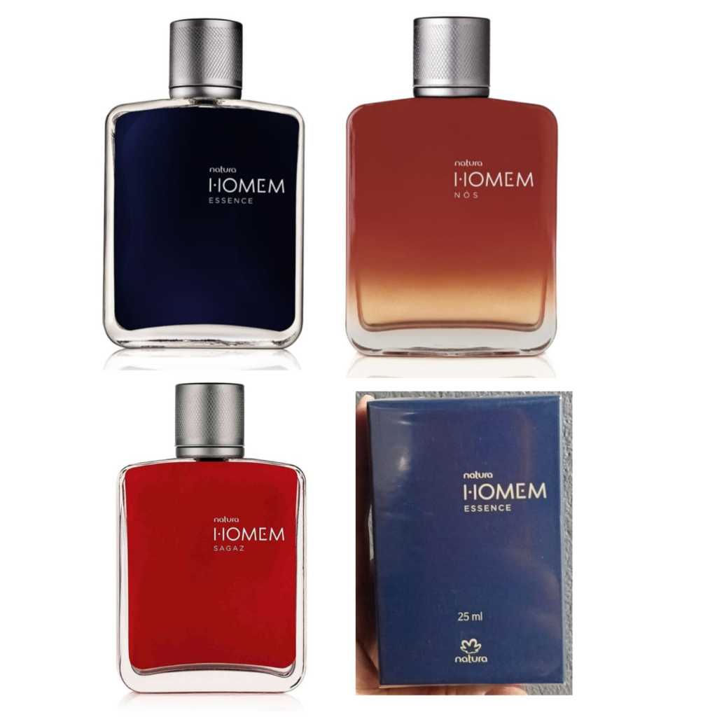 Natura Homem Essence/Sagaz/Nós100 ml cada masculino original