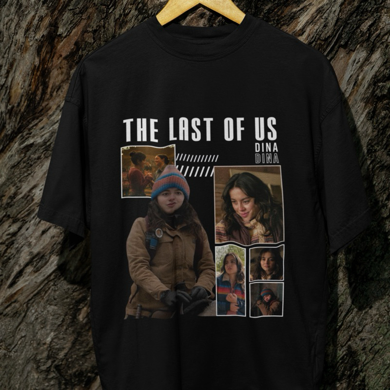 Camiseta Casal The Last Of Us Ellie e Dina T-Shirt Algodão