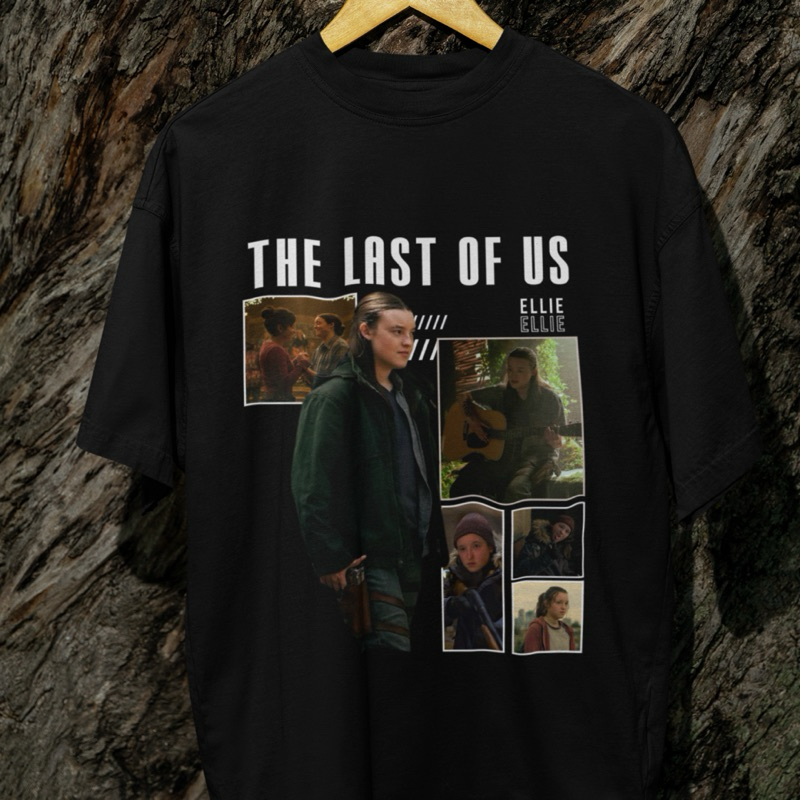 Camiseta Casal The Last Of Us Ellie e Dina T-Shirt Algodão