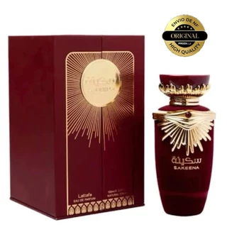 Perfume Árabe Feminino 100% Original Oergume Sakeena Lattafa EDP 100ML Eau de Parfum em Oferta na Shopee
