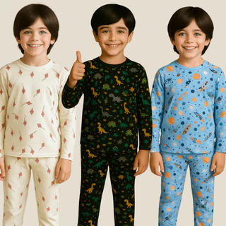 Pijama Infantil Suede Menino Longo Manga Comprida E Calça Confortável Estampado Inverno em Oferta na Shopee