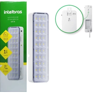 Luminária de Emergência Autônoma Intelbras LEA 31 30 Leds
