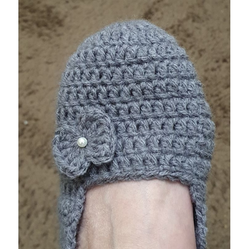 Pantufa Sapatilha Trico Croche Adulto Sapato De Croche Masculino