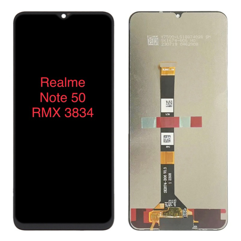 Tela display frontal compatível Realme Note 50 RMX3834 | Shopee Brasil