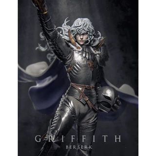 Action Figure em Resina Griffith – Berserk Anime, Diorama Épico em Impressão 3D falcão branco