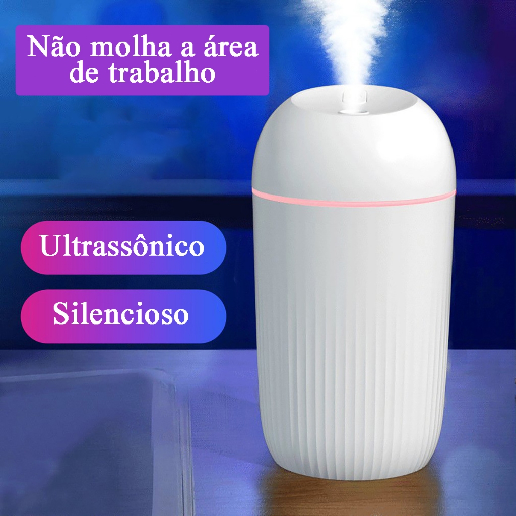 Umidificador De Ar E Aromatizador De Ambiente Com Led Ultrassônico Para ...
