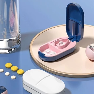 Kit 1/3/5 peças/Cortador De Comprimidos Plástico em Oferta na Shopee