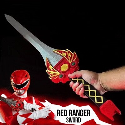 Espada do Ranger Vermelho - Power Rangers | Shopee Brasil