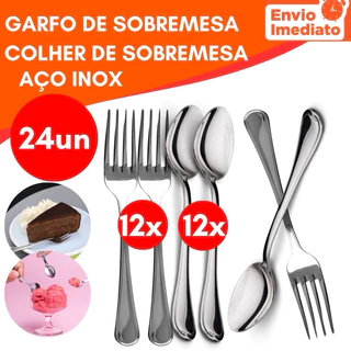 Conjunto 6 Garfos E Colheres - Aço Inoxidável Com Design Fofo De Estrela